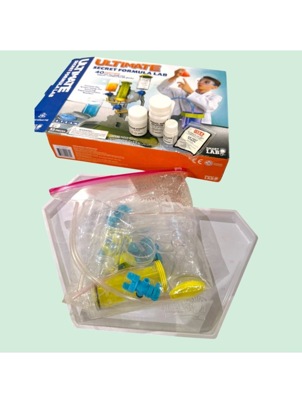 SmartLab Ultimate Secret Formula Lab STEM Science Kit Parts/Incomplete Read